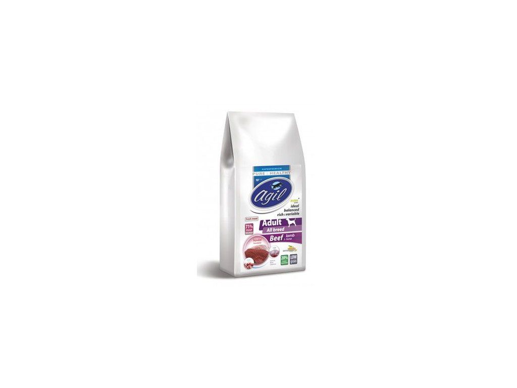 75372 1 agil adult all breed low grain beef lamb tuna 2kg z kategorie chovatelske potreby a krmiva pro psy krmiva pro psy granule pro psy
