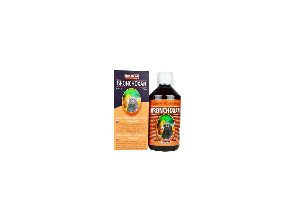 42675 1 bronchoxan pro holuby bylinny sirup 500ml z kategorie chovatelske potreby pro ptaky a papousky vitaminy mineraly pro papousky vitaminy pro papousky
