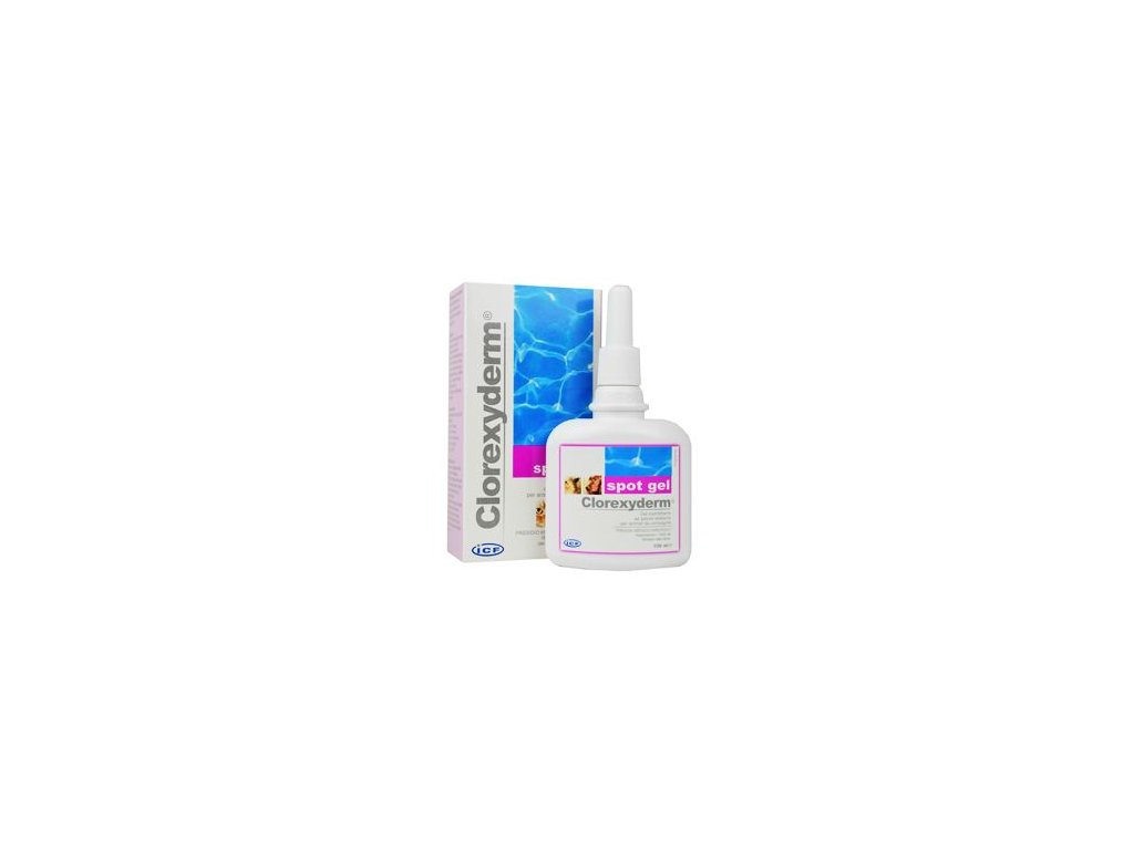 14946 clorexyderm spot gel 100ml z kategorie chovatelske potreby a krmiva pro kocky vitaminy a leciva pro kocky pece o srst kuzi a tlapky kocek