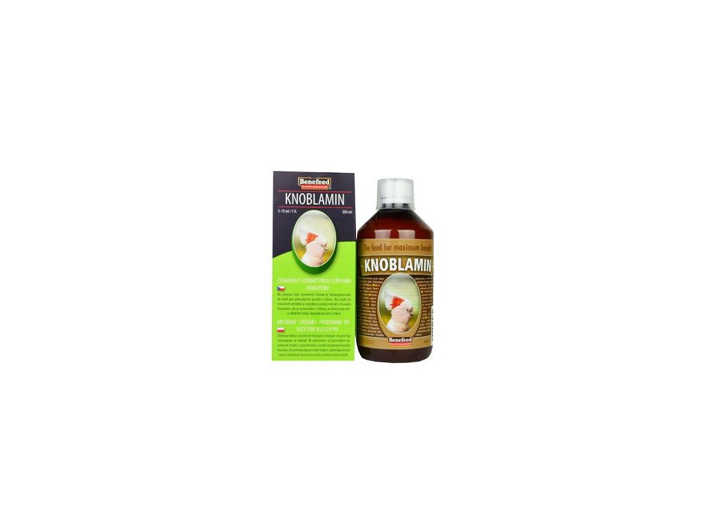 42864 1 knoblamin e pro exoty cesnekovy olej 500ml z kategorie chovatelske potreby pro ptaky a papousky vitaminy mineraly pro papousky vitaminy pro papousky