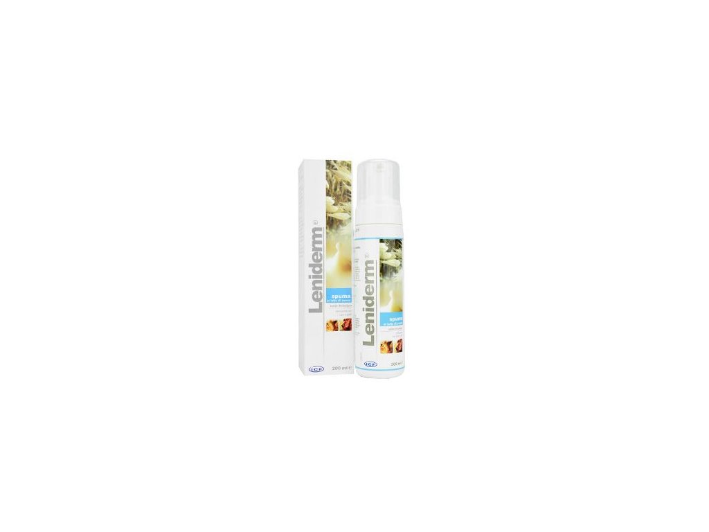 42906 1 icf leniderm foam 200ml z kategorie chovatelske potreby a krmiva pro psy hygiena a kosmetika psa sampony a spreje pro psy