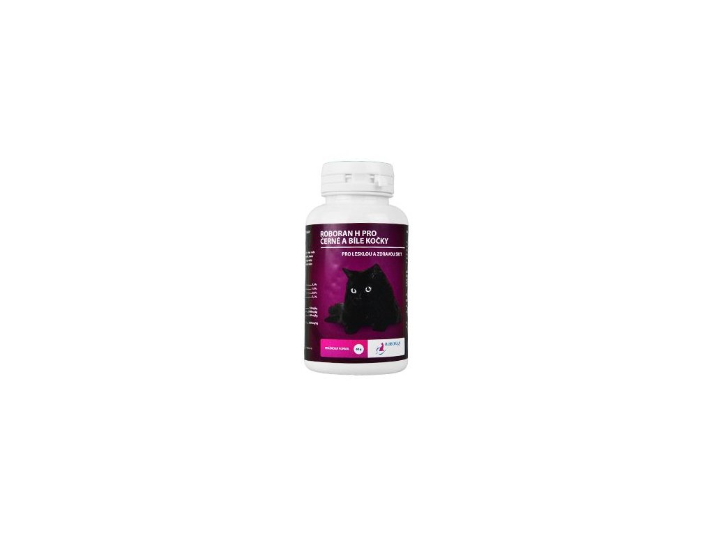 3378 roboran h pro cerne a bile kocky 60g z kategorie chovatelske potreby a krmiva pro kocky vitaminy a leciva pro kocky pece o srst kuzi a tlapky kocek