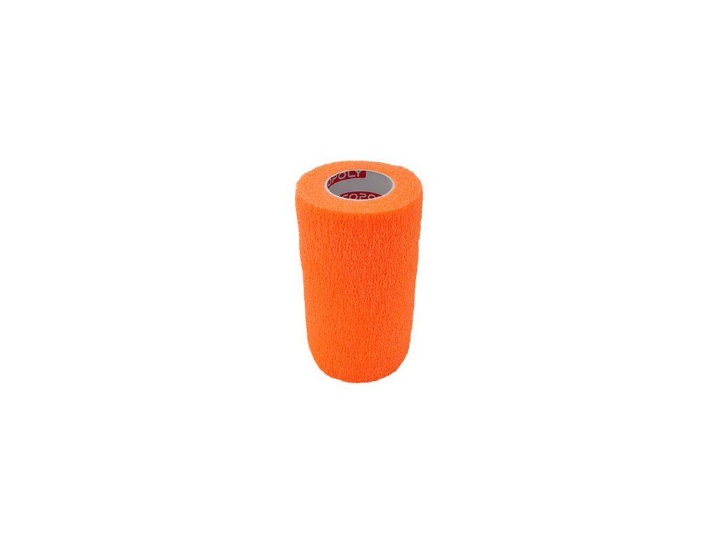 42924 1 obinadlo elast copoly 10cm x 4 5m oranzova neon z kategorie chovatelske potreby a krmiva pro psy vitaminy a leciva pro psy akutni osetreni psa