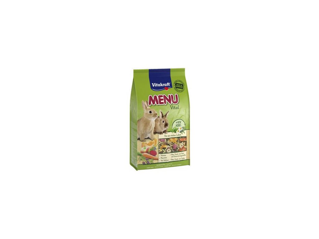 15330 vitakraft rodent rabbit menu vital krmivo pro kraliky 500g z kategorie chovatelske potreby a krmiva pro hlodavce a mala zvirata krmiva pro hlodavce a mala zvirata