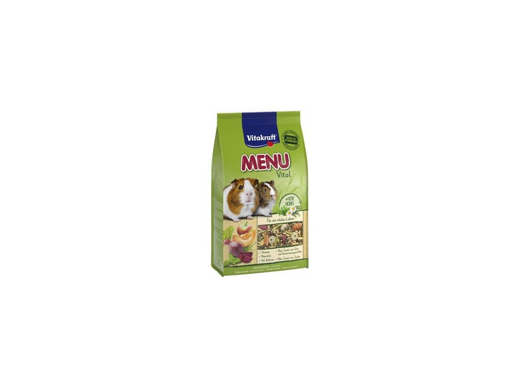 15336 vitakraft rodent guinea pig menu vital krmivo pro morcata 400g z kategorie chovatelske potreby a krmiva pro hlodavce a mala zvirata krmiva pro hlodavce a mala zvirata