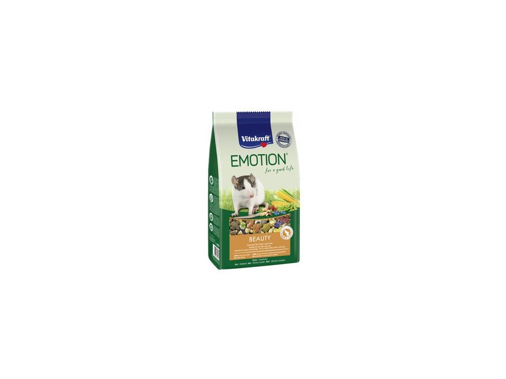 15348 vitakraft rodent rat emotion beauty krmivo pro potkany 600g z kategorie chovatelske potreby a krmiva pro hlodavce a mala zvirata krmiva pro hlodavce a mala zvirata