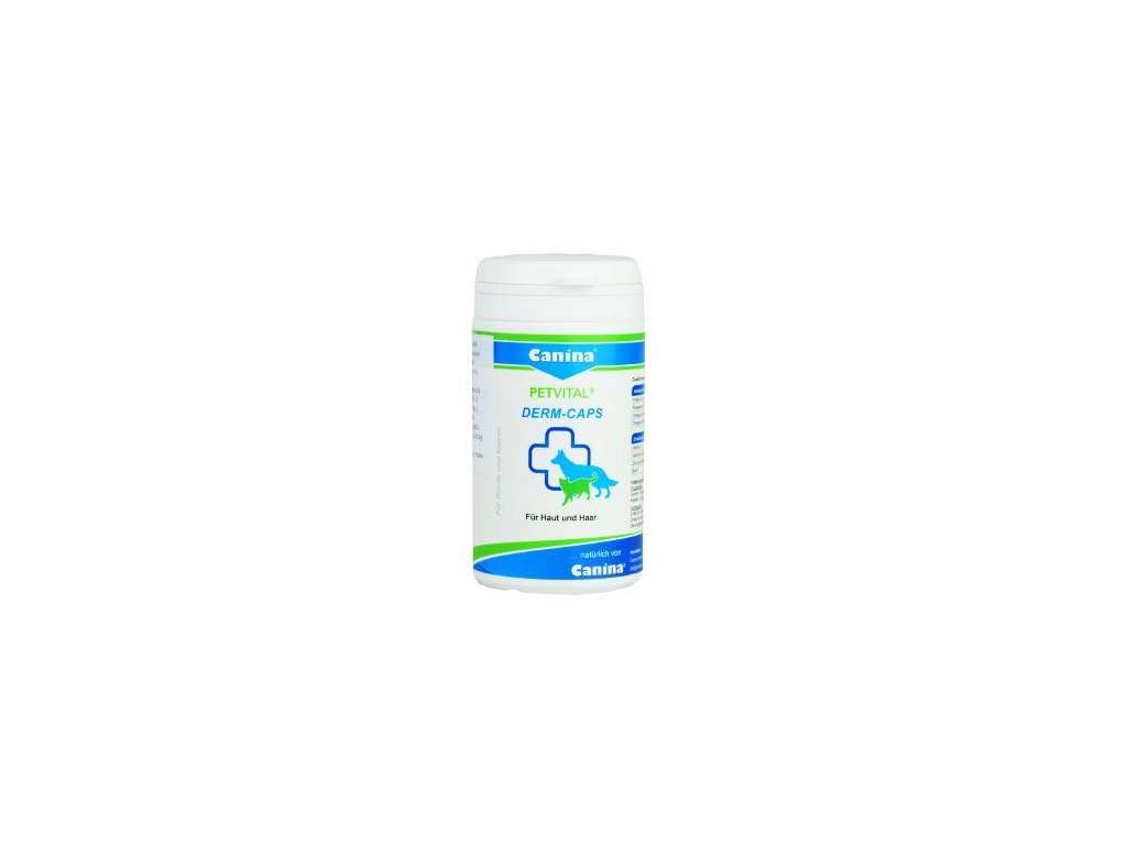 22374 canina petvital derm caps 100cps z kategorie chovatelske potreby a krmiva pro kocky vitaminy a leciva pro kocky pece o srst kuzi a tlapky kocek