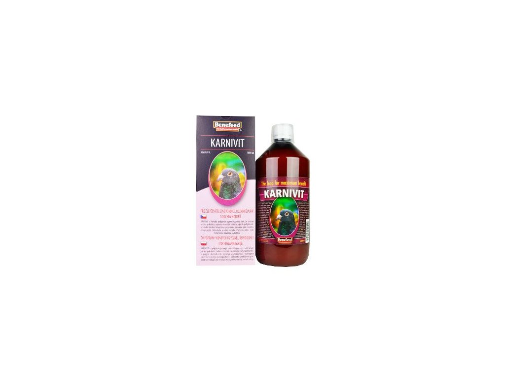 43257 1 karnivit pro holuby 1l z kategorie chovatelske potreby pro ptaky a papousky vitaminy mineraly pro papousky vitaminy pro papousky