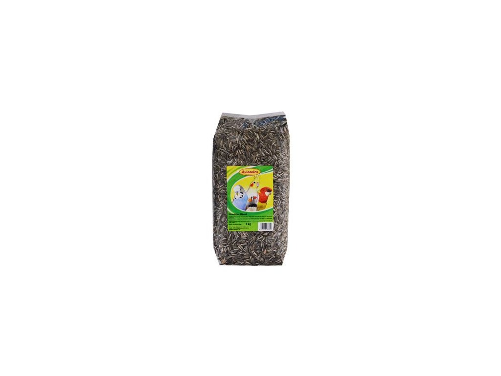 21000 avicentra slunecnice zihana 1kg z kategorie chovatelske potreby pro ptaky a papousky krmivo pro papousky