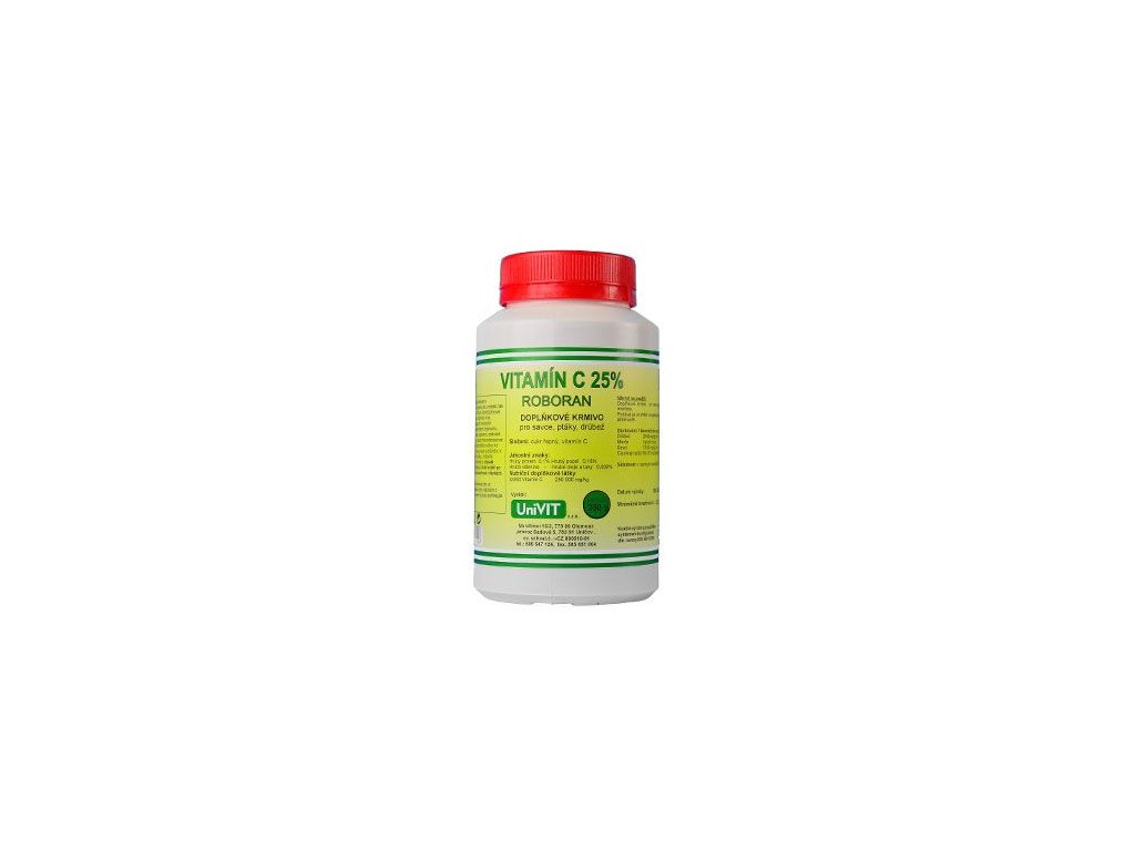 43329 1 vitamin c roboran 25 250g z kategorie chovatelske potreby a krmiva pro psy vitaminy a leciva pro psy vitaminy a mineraly pro psy