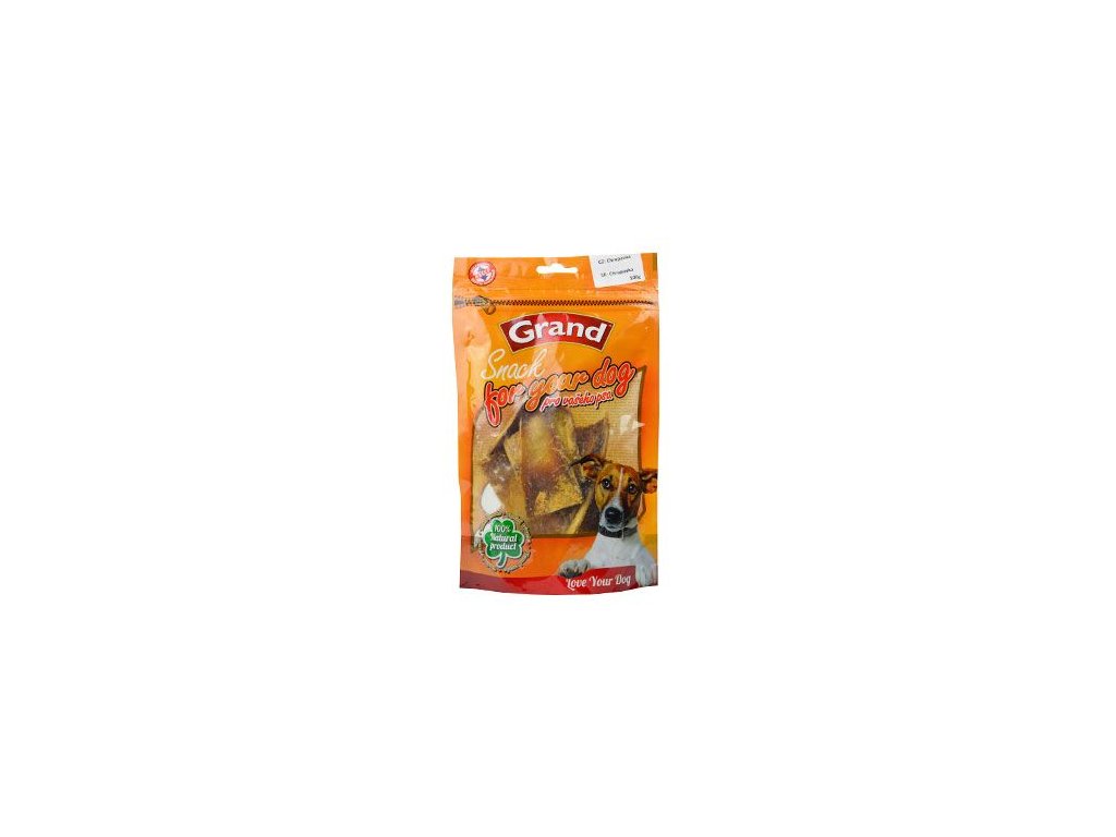 20892 grand susena mnamka chrupavka 100g z kategorie chovatelske potreby a krmiva pro psy pamlsky pro psy susene vnitrnosti kosti pro psy