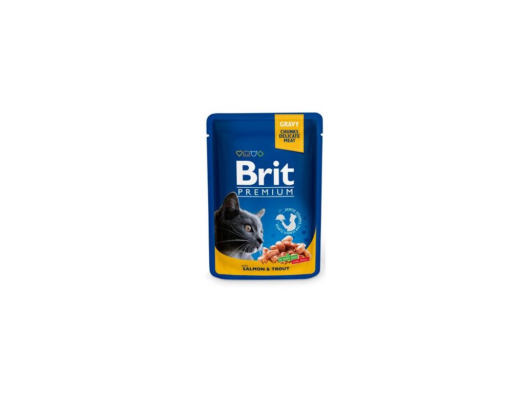 12561 brit premium cat kapsa with salmon trout 100g z kategorie chovatelske potreby a krmiva pro kocky krmivo a pamlsky pro kocky kapsicky pro kocky