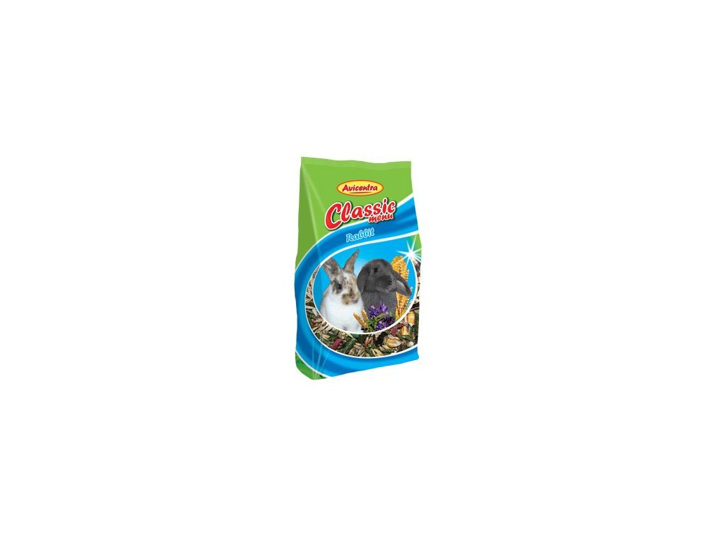 21666 avicentra classic menu krmivo pro kraliky 500g z kategorie chovatelske potreby a krmiva pro hlodavce a mala zvirata krmiva pro hlodavce a mala zvirata