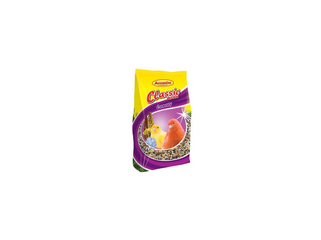 17835 avicentra classic menu krmivo pro kanary 1kg z kategorie chovatelske potreby pro ptaky a papousky krmivo pro papousky