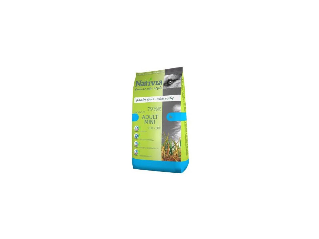 8079 nativia adult mini duck rice 3kg z kategorie chovatelske potreby a krmiva pro psy krmiva pro psy granule pro psy