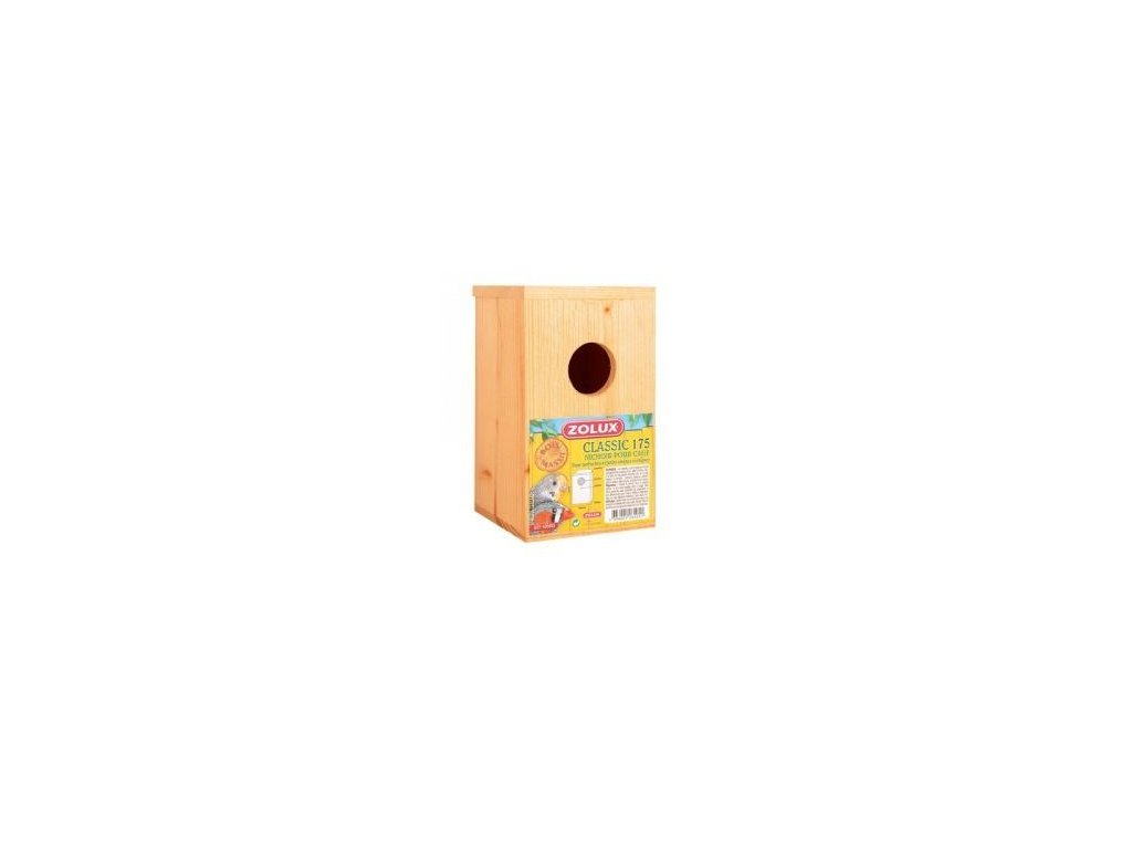 48396 1 budka hnizdici pro ptaky 100x100x170mm zolux z kategorie chovatelske potreby pro ptaky a papousky hnizdeni budky pro ptactvo
