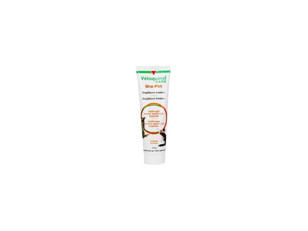 22134 vetoquinol uropet gel 120g z kategorie chovatelske potreby a krmiva pro kocky vitaminy a leciva pro kocky mocove cesty kocky