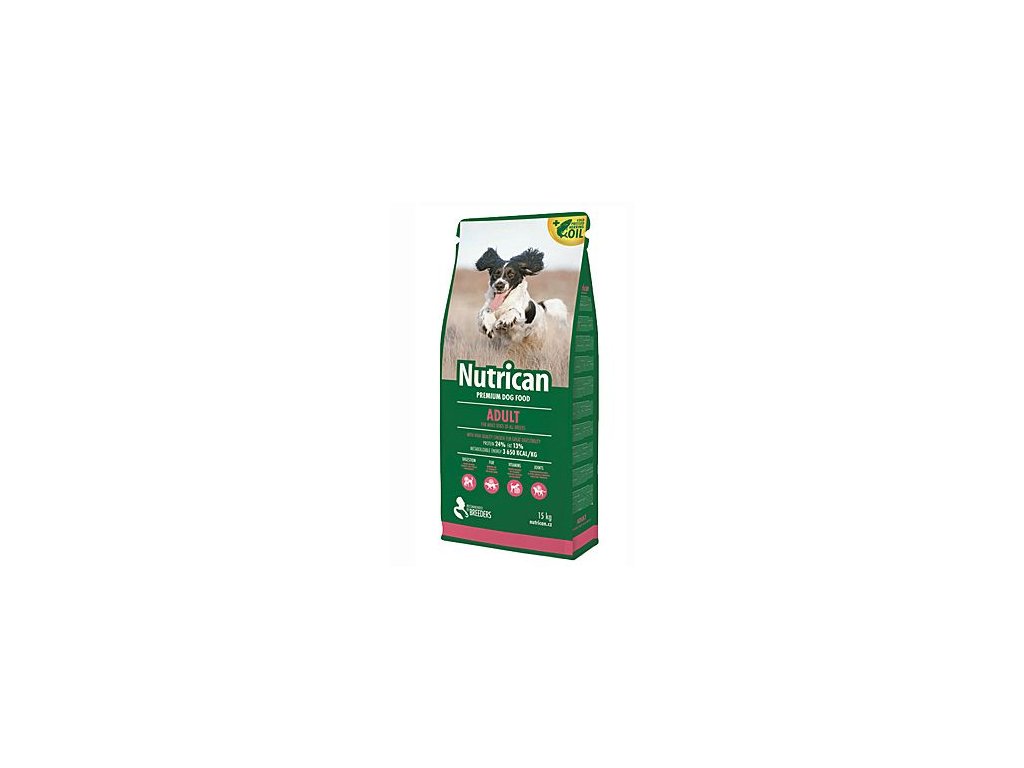 21834 nutrican adult 3kg z kategorie chovatelske potreby a krmiva pro psy krmiva pro psy granule pro psy