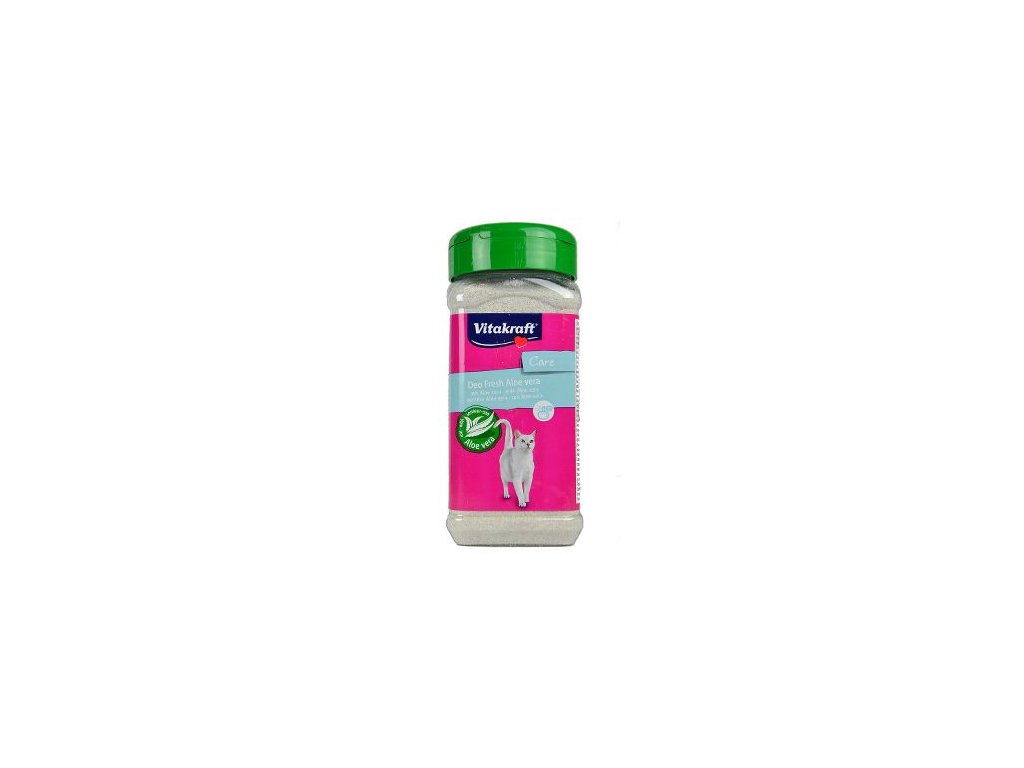 12777 vitakraft cat for you deo fresh aloe vera grn 720g z kategorie chovatelske potreby a krmiva pro kocky toalety steliva pro kocky odstranovace zapachu kocek