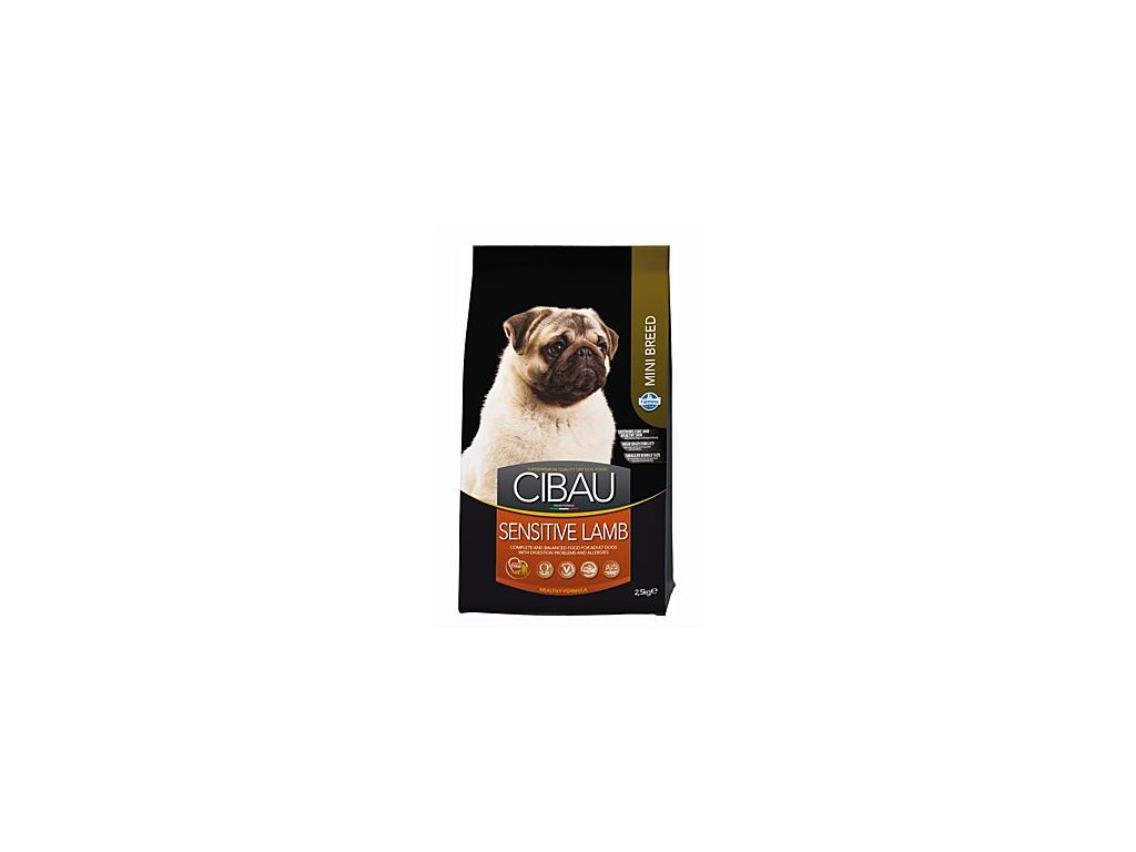 12924 cibau dog adult sensitive lamb rice mini 2 5kg z kategorie chovatelske potreby a krmiva pro psy krmiva pro psy granule pro psy