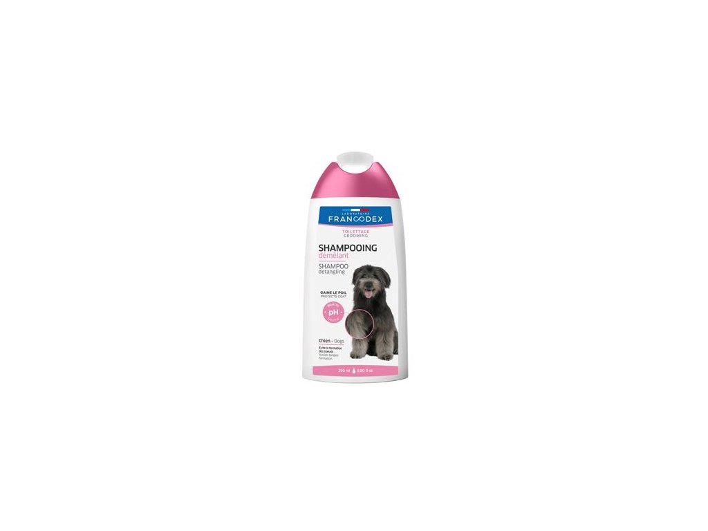 22563 francodex sampon a kondicioner 2in1 pro psa 250ml z kategorie chovatelske potreby a krmiva pro psy hygiena a kosmetika psa sampony a spreje pro psy