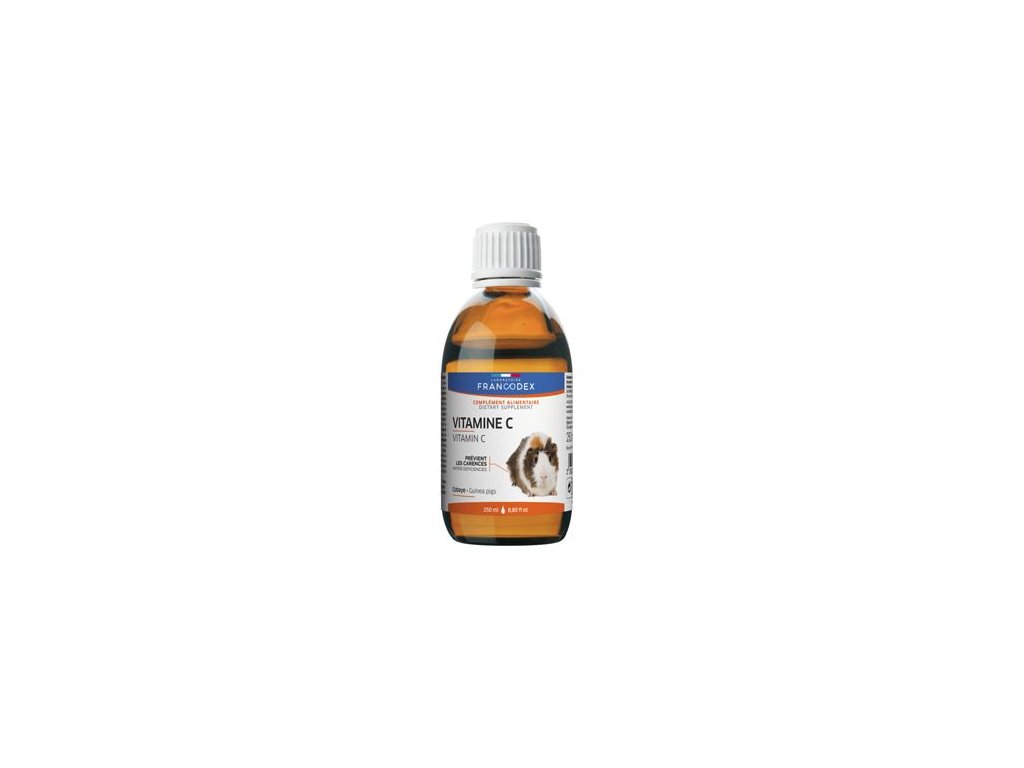 22554 francodex vitamin c kapky morce 250ml z kategorie chovatelske potreby a krmiva pro hlodavce a mala zvirata vitaminy mineralni bloky