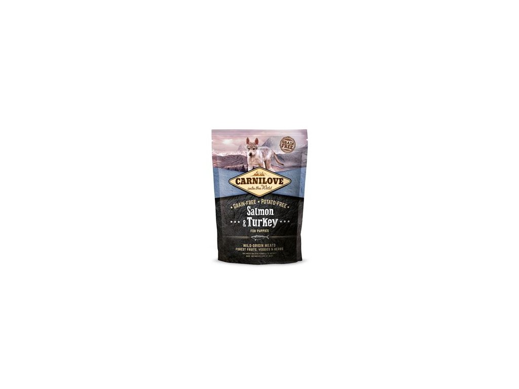 16731 carnilove dog salmon turkey for puppies 1 5kg z kategorie chovatelske potreby a krmiva pro psy krmiva pro psy granule pro psy