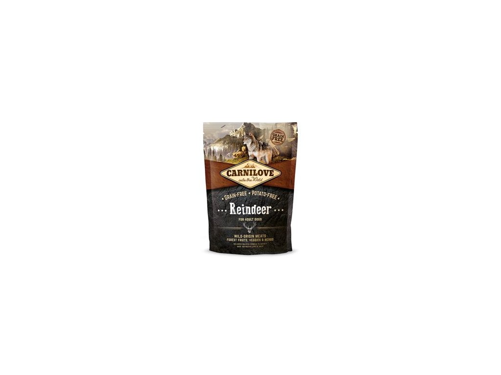 4710 carnilove dog dog reindeer for adult 1 5kg z kategorie chovatelske potreby a krmiva pro psy krmiva pro psy granule pro psy