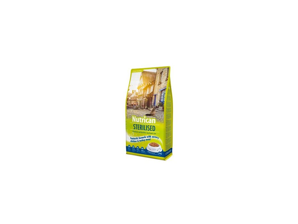 26271 nutrican cat sterilised 10kg z kategorie chovatelske potreby a krmiva pro kocky krmivo a pamlsky pro kocky granule pro kocky