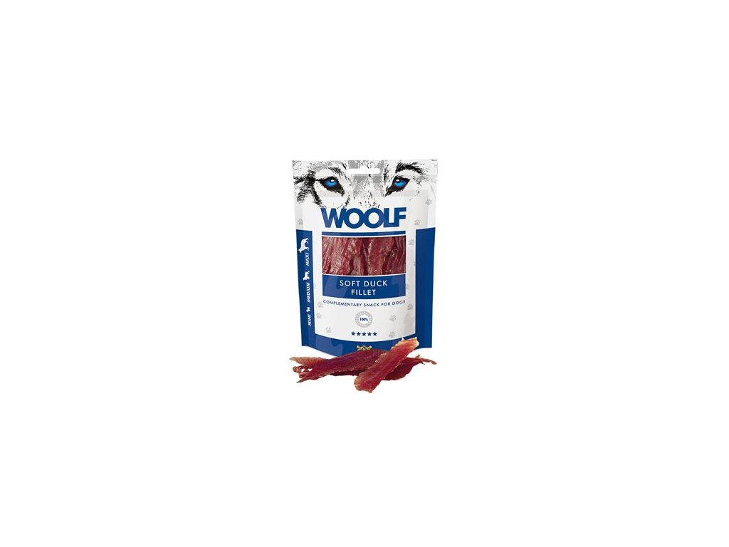 45321 1 woolf pochoutka soft duck fillet 100g z kategorie chovatelske potreby a krmiva pro psy pamlsky pro psy susena masicka pro psy