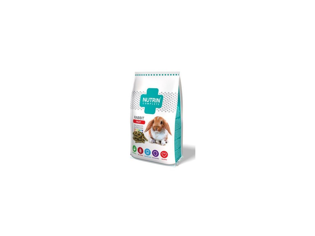 3246 nutrin complete kralik fruit 400g z kategorie chovatelske potreby a krmiva pro hlodavce a mala zvirata krmiva pro hlodavce a mala zvirata