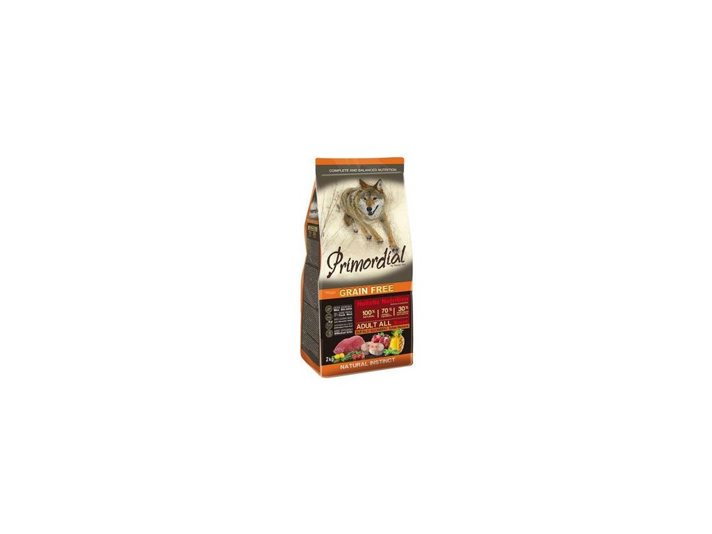 27009 primordial gf dog adult buffalo mackerel 2kg z kategorie chovatelske potreby a krmiva pro psy krmiva pro psy granule pro psy