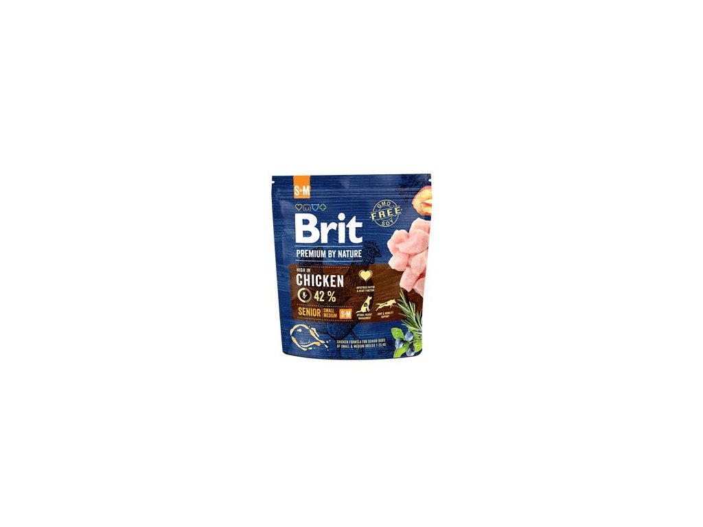 8892 brit premium dog by nature senior s m 1kg z kategorie chovatelske potreby a krmiva pro psy krmiva pro psy granule pro psy