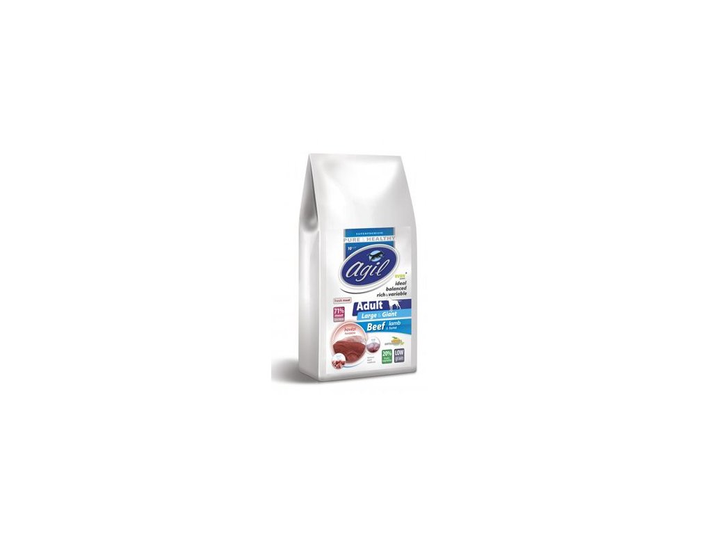44745 1 agil adult large giant low grain beef lamb 10 kg z kategorie chovatelske potreby a krmiva pro psy krmiva pro psy granule pro psy