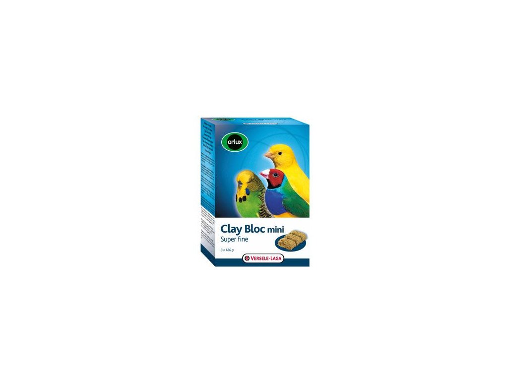 44622 1 versele laga orlux clay block mini pro ptaky 540g z kategorie chovatelske potreby pro ptaky a papousky vitaminy mineraly pro papousky mineralni kameny grity