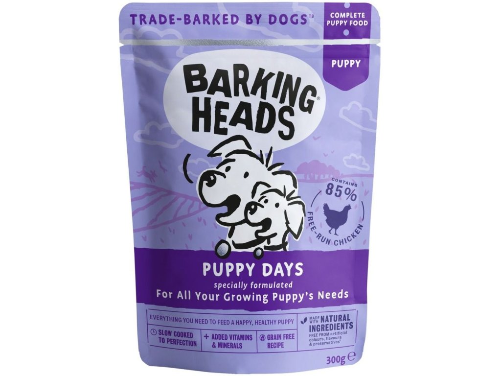 21960 barking heads kapsicka puppy days 300g z kategorie chovatelske potreby a krmiva pro psy krmiva pro psy kapsicky pro psy
