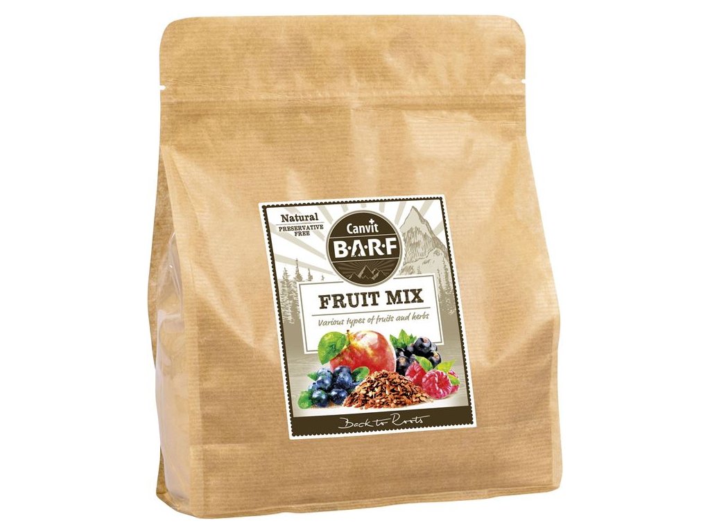 5265 canvit barf fruit mix 800g z kategorie chovatelske potreby a krmiva pro psy krmiva pro psy barf pro psy