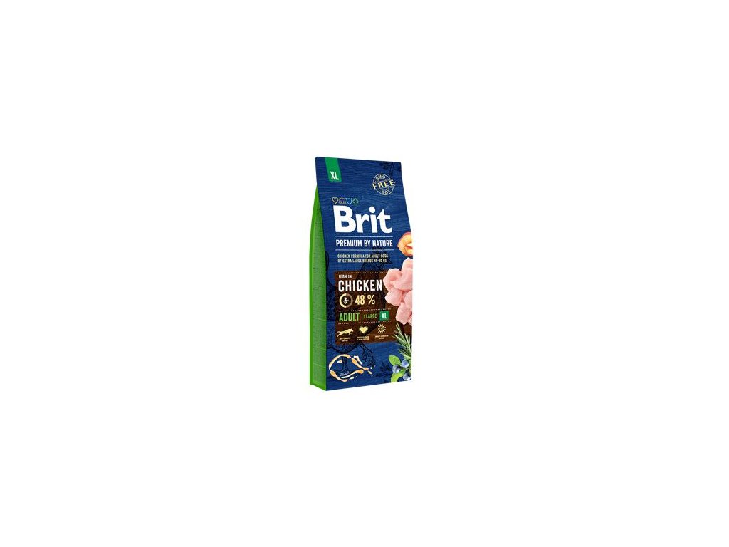 23754 brit premium dog by nature adult xl 15kg z kategorie chovatelske potreby a krmiva pro psy krmiva pro psy granule pro psy