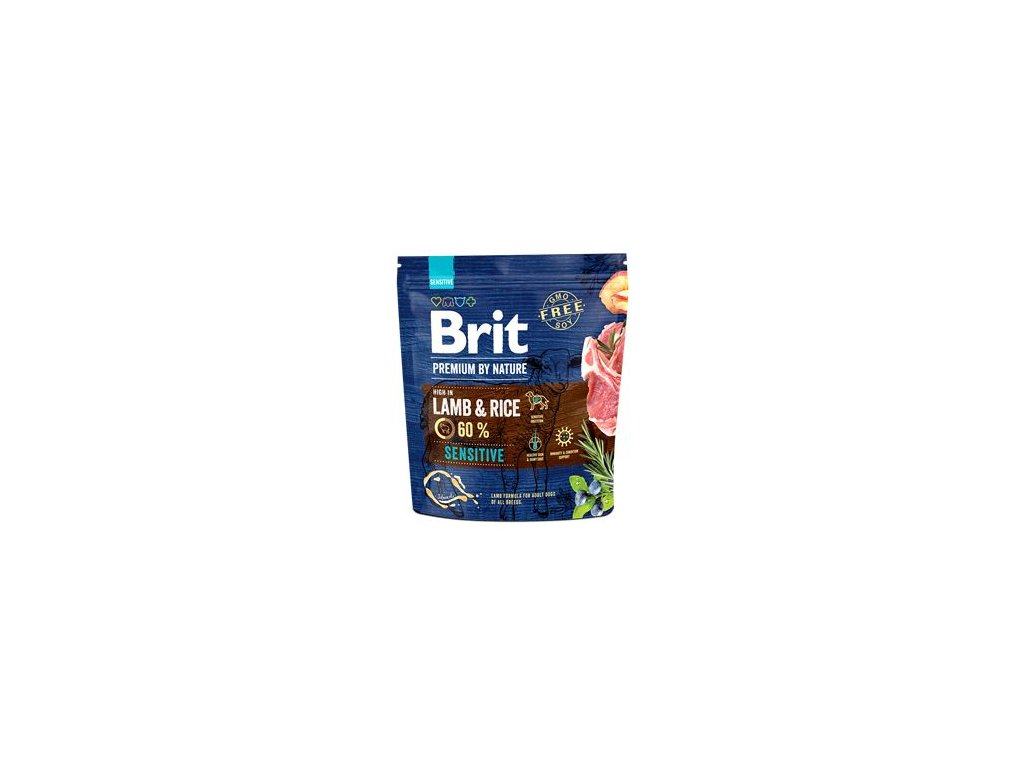 23748 brit premium dog by nature sensitive lamb 1kg z kategorie chovatelske potreby a krmiva pro psy krmiva pro psy granule pro psy