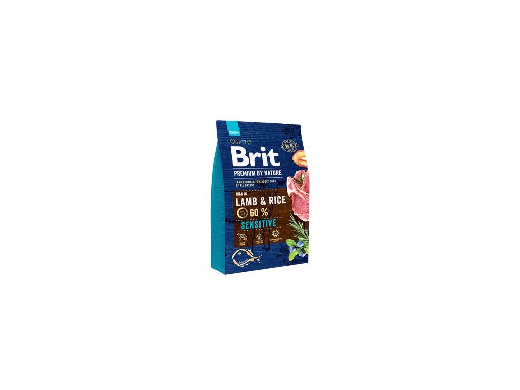 23751 brit premium dog by nature sensitive lamb 3kg z kategorie chovatelske potreby a krmiva pro psy krmiva pro psy granule pro psy