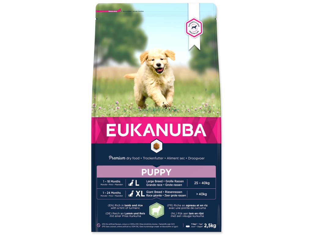 51894 1 eukanuba puppy large giant breed lamb 2 5 kg z kategorie chovatelske potreby a krmiva pro psy krmiva pro psy granule pro psy
