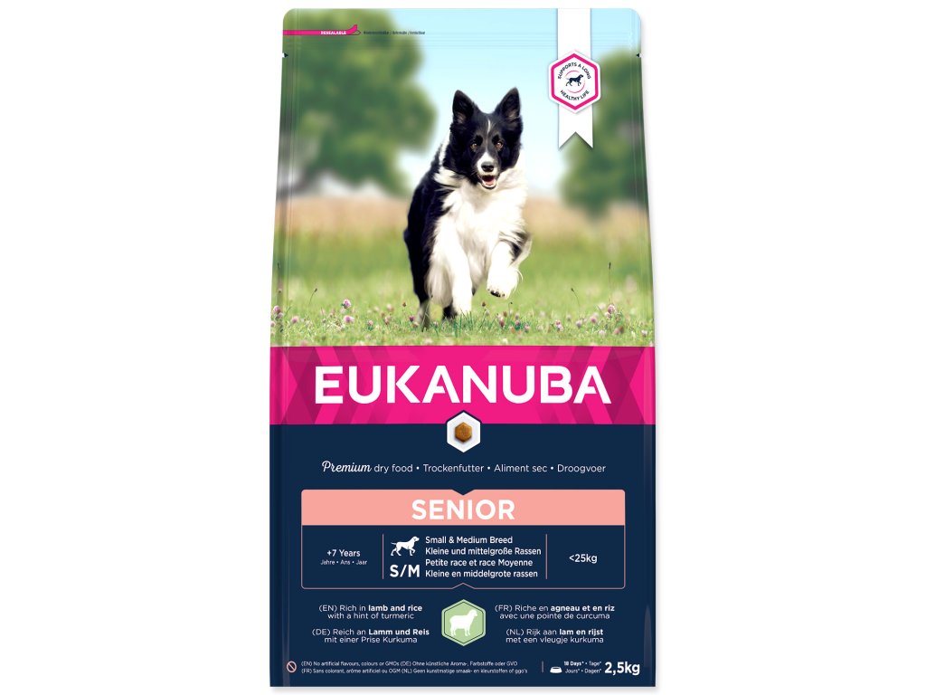 51921 1 eukanuba senior small medium breed lamb 2 5 kg z kategorie chovatelske potreby a krmiva pro psy krmiva pro psy granule pro psy