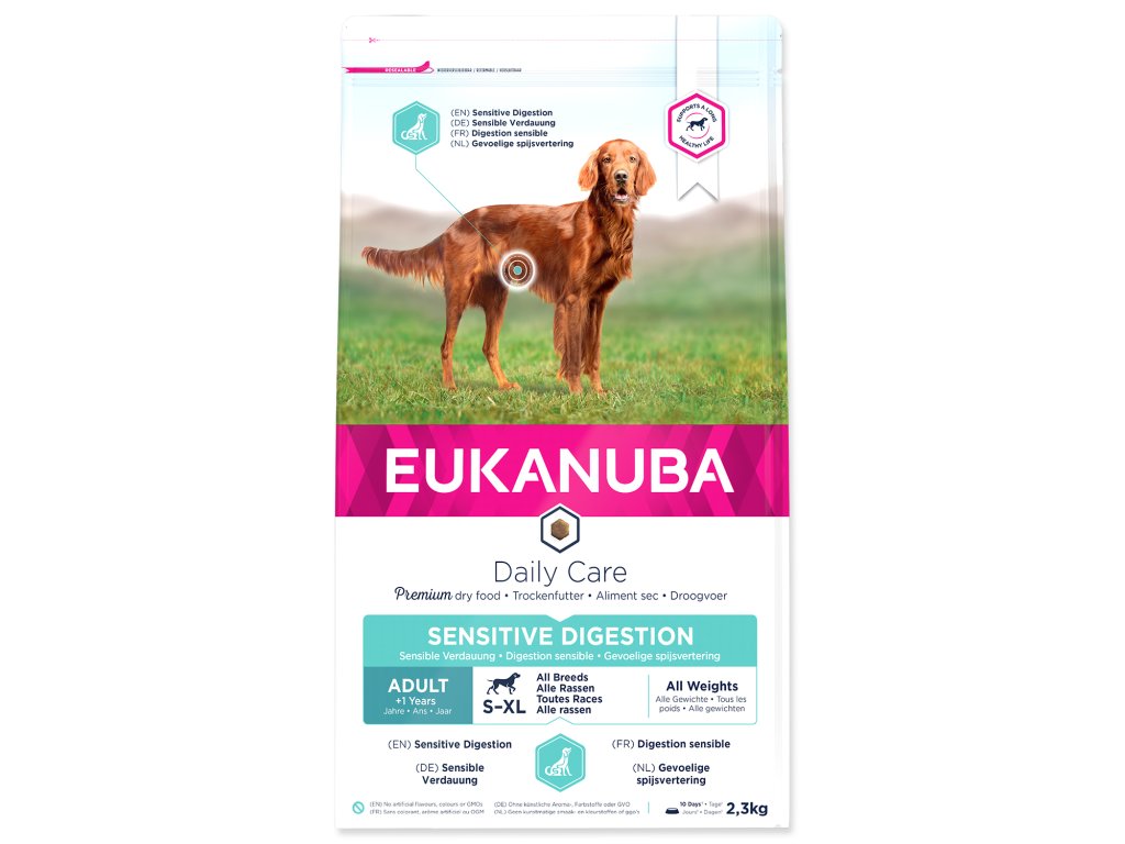 51951 1 eukanuba daily care sensitive digestion 2 5 kg z kategorie chovatelske potreby a krmiva pro psy krmiva pro psy granule pro psy