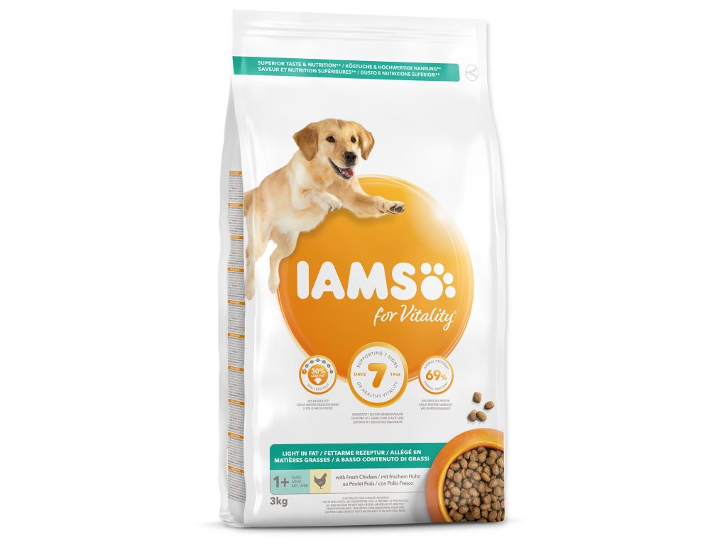 52200 1 iams dog adult weight control chicken 3 kg z kategorie chovatelske potreby a krmiva pro psy krmiva pro psy granule pro psy