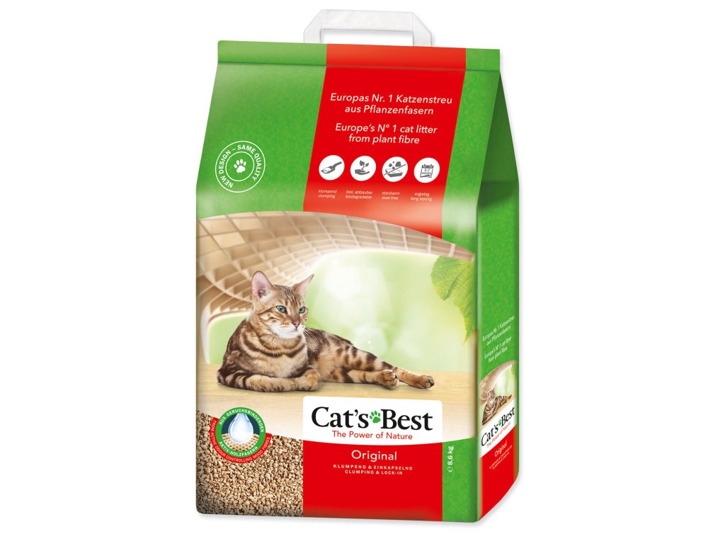 20907 cats best original podestylka 20 l 9 kg z kategorie chovatelske potreby a krmiva pro kocky toalety steliva pro kocky steliva kockolity pro kocky