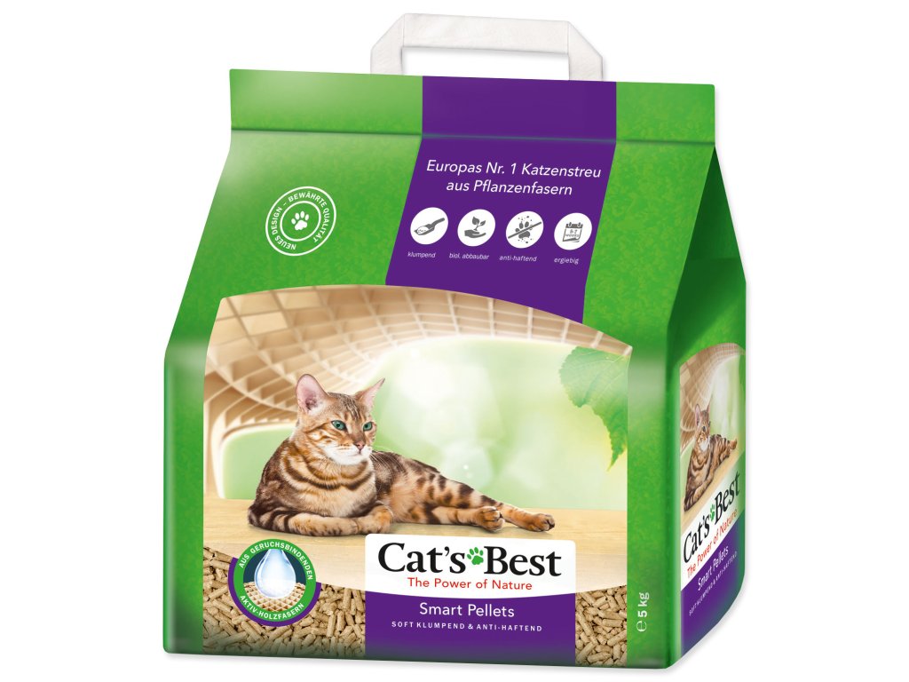53250 1 kockolit jrs cat s best smart pellets 5 kg 10 l z kategorie chovatelske potreby a krmiva pro kocky toalety steliva pro kocky steliva kockolity pro kocky
