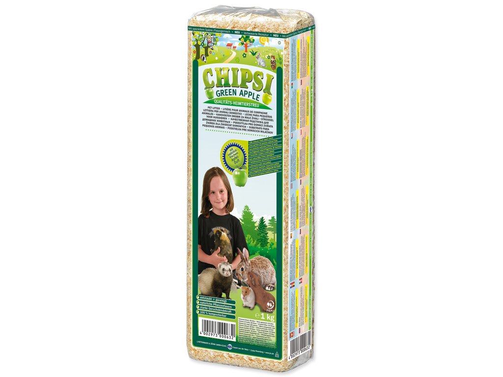 57435 1 hobliny jrs chipsi jablko 1 kg z kategorie chovatelske potreby a krmiva pro hlodavce a mala zvirata podestylky a steliva pro hlodavce