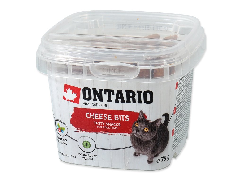 48798 1 snack ontario cat cheese bits 75 g z kategorie chovatelske potreby a krmiva pro kocky krmivo a pamlsky pro kocky pamlsky pro kocky
