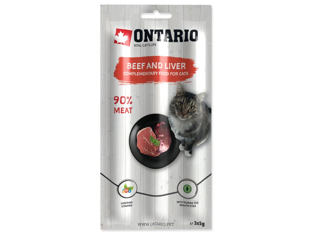 48825 1 stick ontario for cats beef liver 15 g z kategorie chovatelske potreby a krmiva pro kocky krmivo a pamlsky pro kocky pamlsky pro kocky