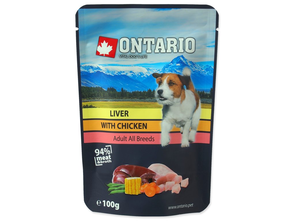 49059 1 kapsicka ontario dog liver with chicken in broth 100 g z kategorie chovatelske potreby a krmiva pro psy krmiva pro psy kapsicky pro psy